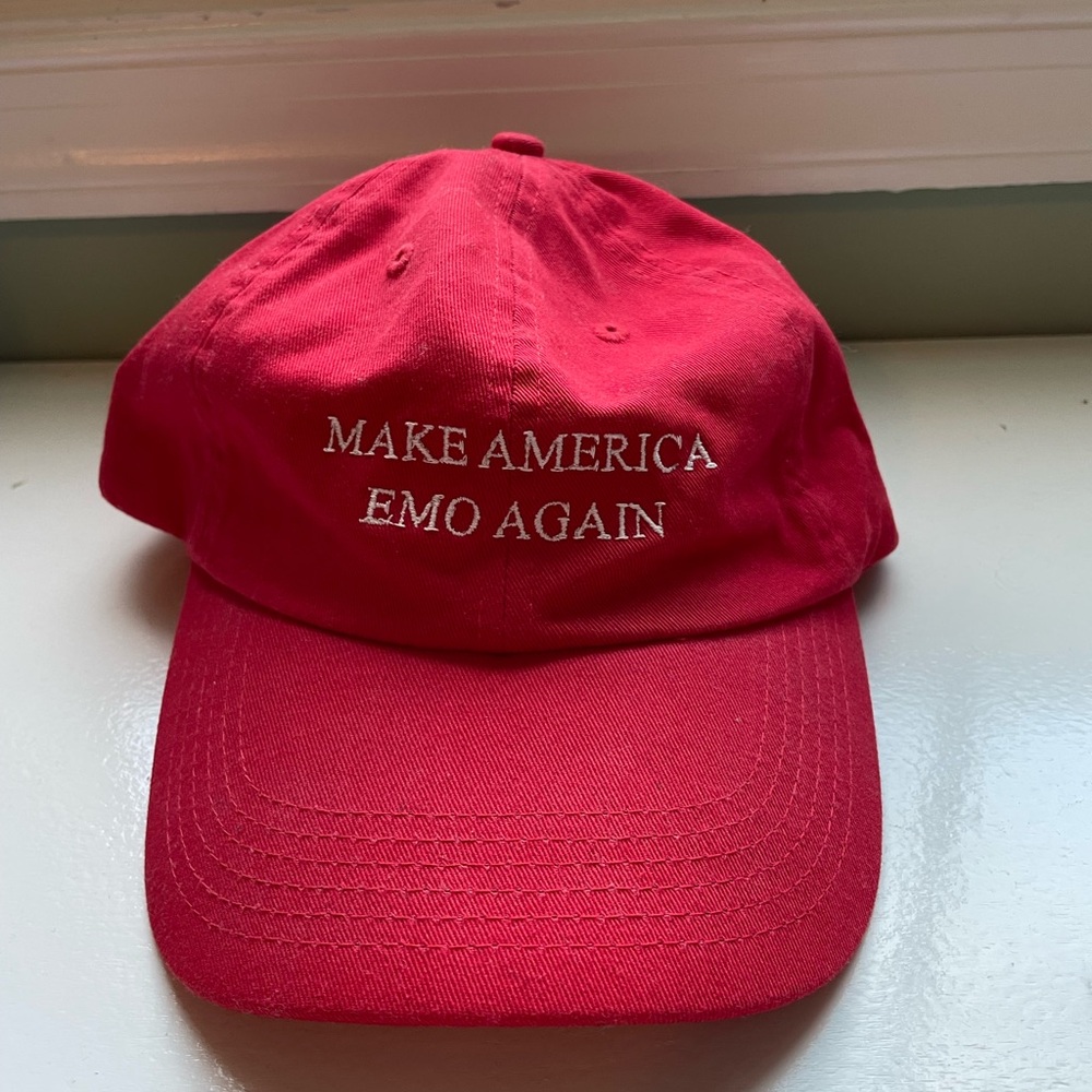The Summer Set Warped Tour Red Embroidered Cap